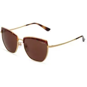 Luxottica Fashion Brillen Vertriebs GmbH Vogue eyewear VO4234S Damen-Sonnenbrille Vollrand Quadratisch Metall-Gestell, Gold