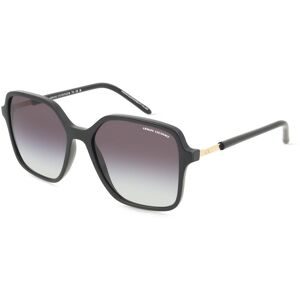 Luxottica Fashion Brillen Vertriebs GmbH Emporio Armani 0AX4163S Damen-Sonnenbrille Vollrand Butterfly Kunststoff-Gestell, Schwarz