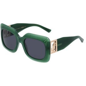 Safilo GmbH Jimmy Choo GAYA/S Damen-Sonnenbrille Vollrand Quadratisch Acetat-Gestell, Grün
