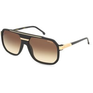 Safilo GmbH Carrera 1077/S Herren-Sonnenbrille Vollrand Eckig Kunststoff-Gestell, Schwarz