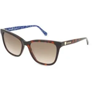 Safilo GmbH Moschino MOL078/S Damen-Sonnenbrille Vollrand Eckig Acetat-Gestell, Havanna