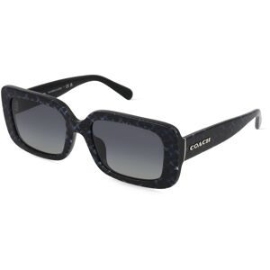 Luxottica Fashion Brillen Vertriebs GmbH Coach HC8380U Damen-Sonnenbrille Vollrand Quadratisch Acetat-Gestell, Blau