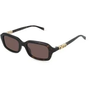 Kering Eyewear Spa Gucci GG2152S Damen-Sonnenbrille Vollrand Eckig Acetat-Gestell, Havanna