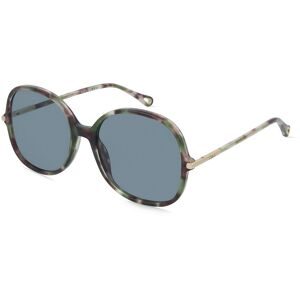Kering Eyewear Spa Chloé CH0383S Damen-Sonnenbrille Vollrand Rund Acetat-Gestell, Havanna