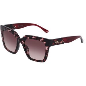 DE RIGO Vision D.A.CH. GmbH Nina Ricci NRISNR318 Unisex-Sonnenbrille Vollrand Butterfly Kunststoff-Gestell, Pink