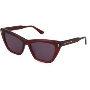 Marchon Germany GmbH Calvin Klein CK24505S Unisex-Sonnenbrille Vollrand Butterfly Acetat-Gestell, Rot