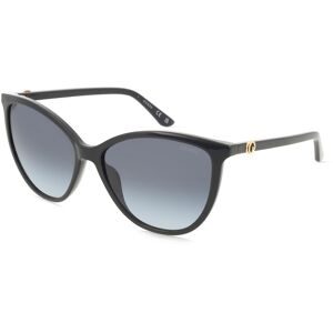 Marcolin Deutschland GmbH Guess GU00256 Damen-Sonnenbrille Vollrand Cat Eye Kunststoff-Gestell, Schwarz