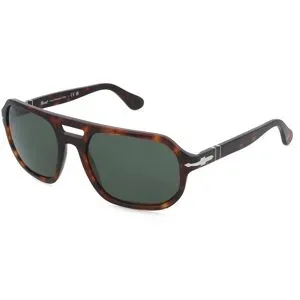 Luxottica Fashion Brillen Vertriebs GmbH Persol PO3393S GUIDO Unisex-Sonnenbrille Vollrand Quadratisch Acetat-Gestell, Havanna