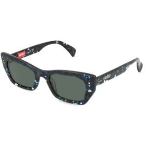 Thélios Kenzo KZ40162I BOKE FLOWER Unisex-Sonnenbrille Vollrand Cat Eye Kunststoff-Gestell, Blau