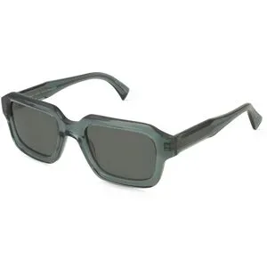 Wenzhou Lanson International Co., Ltd. Fielmann LN 086 SUN FA MALIK Unisex-Sonnenbrille Vollrand Quadratisch Acetat-Gestell, Grau