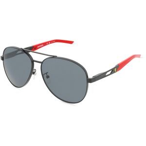 Luxottica Fashion Brillen Vertriebs GmbH Scuderia Ferrari FZ5002D Unisex-Sonnenbrille Vollrand Pilot Metall-Gestell, Schwarz