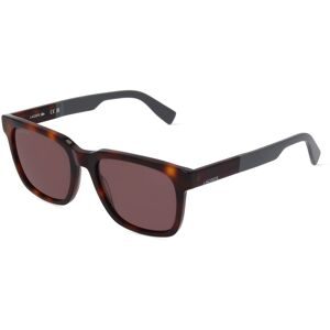Marchon Germany GmbH Lacoste L996S Unisex-Sonnenbrille Vollrand Quadratisch Kunststoff-Gestell, Havanna