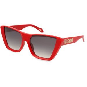 DE RIGO Vision D.A.CH. GmbH Just Cavalli SJC146 Damen-Sonnenbrille Vollrand Cat Eye Kunststoff-Gestell, Rot