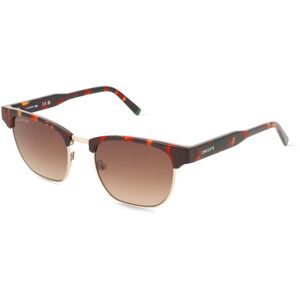 Marchon Germany GmbH Lacoste L266S Herren-Sonnenbrille Vollrand Browline Kunststoff-Gestell, Havanna