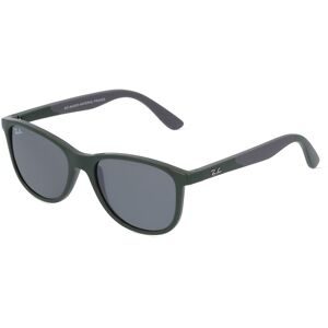 Luxottica Fashion Brillen Vertriebs GmbH Ray-Ban Junior RJ9077S Kinder-Sonnenbrille Vollrand Quadratisch Kunststoff-Gestell, Grün