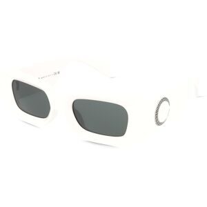 Luxottica Fashion Brillen Vertriebs GmbH Versace VE4474U Damen-Sonnenbrille Vollrand Quadratisch Kunststoff-Gestell, Weiß