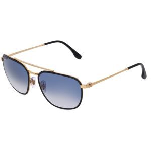 Luxottica Fashion Brillen Vertriebs GmbH Ray-Ban RB3708 Unisex-Sonnenbrille Vollrand Quadratisch Metall-Gestell, Schwarz