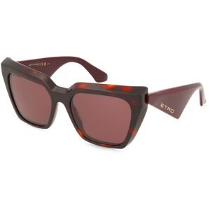 Safilo GmbH Etro 0096/G/S Damen-Sonnenbrille Vollrand Eckig Acetat-Gestell, Rot