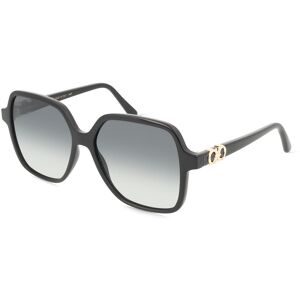 Marchon Germany GmbH Ferragamo SF1083S Damen-Sonnenbrille Vollrand Eckig Kunststoff-Gestell, Schwarz