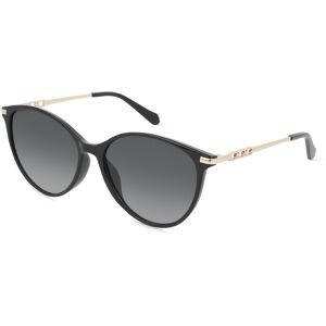 Safilo GmbH Fossil 2137/G/S Damen-Sonnenbrille Vollrand Cat Eye Kunststoff-Gestell, Schwarz