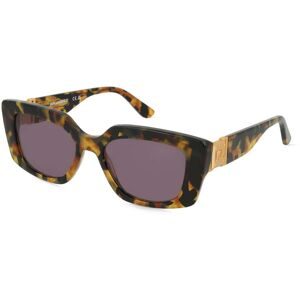 Marchon Germany GmbH Karl Lagerfeld KL6125S Unisex-Sonnenbrille Vollrand Quadratisch Acetat-Gestell, Havanna