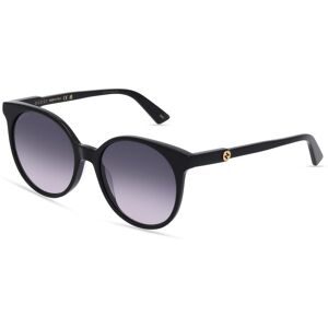 Kering Eyewear Spa Gucci GG0488S Damen-Sonnenbrille Vollrand Oval Kunststoff-Gestell, Schwarz