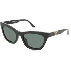 Luxottica Fashion Brillen Vertriebs GmbH Emporio Armani 0EA4259U Damen-Sonnenbrille Vollrand Cat Eye Acetat-Gestell, Schwarz