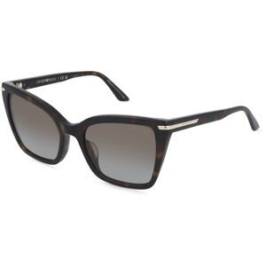 Luxottica Fashion Brillen Vertriebs GmbH Emporio Armani EA4273BU Damen-Sonnenbrille Vollrand Quadratisch Acetat-Gestell, Havanna