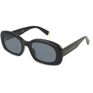 Thélios Stella McCartney SC40080I Unisex-Sonnenbrille Vollrand Oval Kunststoff-Gestell, Schwarz