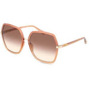 Kering Eyewear Spa Chloé CH0262S Damen-Sonnenbrille Vollrand Eckig Kunststoff-Gestell, Rot