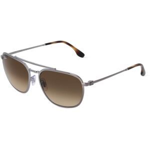 Luxottica Fashion Brillen Vertriebs GmbH Ray-Ban RB3708 Unisex-Sonnenbrille Vollrand Quadratisch Metall-Gestell, Grau