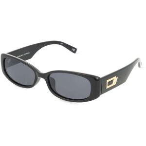 Tree Distribution GmbH Le Specs STARLIGHT Unisex-Sonnenbrille Vollrand Quadratisch Kunststoff-Gestell, Schwarz