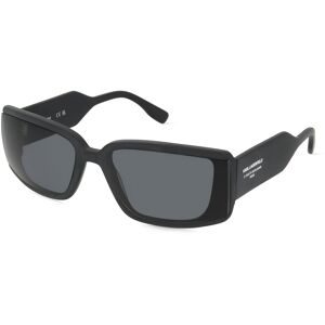 Marchon Germany GmbH Karl Lagerfeld KL6106S Unisex-Sonnenbrille Vollrand Quadratisch Kunststoff-Gestell, Schwarz