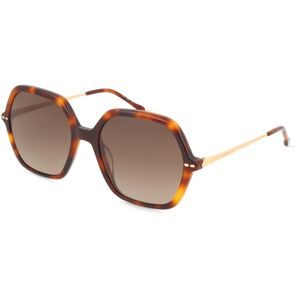 Safilo GmbH Isabel Marant IM 0206/G/S Damen-Sonnenbrille Vollrand Geometrisch Acetat-Gestell, Havanna
