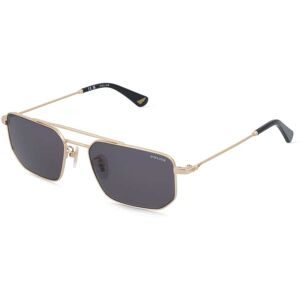 DE RIGO Vision D.A.CH. GmbH Police SPLU66 Herren-Sonnenbrille Vollrand Geometrisch Edelstahl-Gestell, Pink