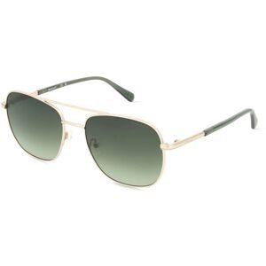 Marcolin Deutschland GmbH Gant GA7232 Herren-Sonnenbrille Vollrand Pilot Metall-Gestell, Gold