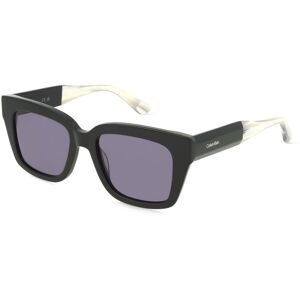 Marchon Germany GmbH Calvin Klein CK23540S Unisex-Sonnenbrille Vollrand Quadratisch Acetat-Gestell, Schwarz