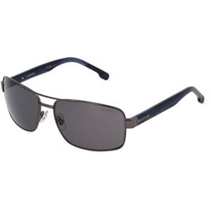 Safilo GmbH Carrera 8063/S Herren-Sonnenbrille Vollrand Quadratisch Metall-Gestell, Silber