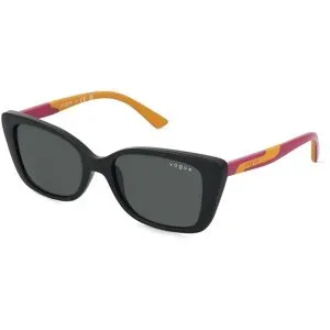 Luxottica Fashion Brillen Vertriebs GmbH Vogue 0VJ2022 Damen-Sonnenbrille Vollrand Butterfly Kunststoff-Gestell, Schwarz
