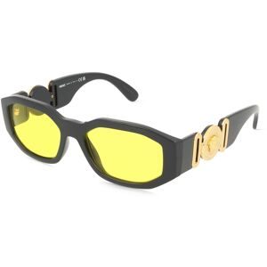Luxottica Fashion Brillen Vertriebs GmbH Versace VE4361 Herren-Sonnenbrille Vollrand Geometrisch Kunststoff-Gestell, Schwarz