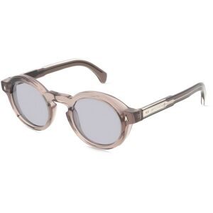 Luxottica Fashion Brillen Vertriebs GmbH Moncler ME6012 Unisex-Sonnenbrille Vollrand Rund Acetat-Gestell, Grau
