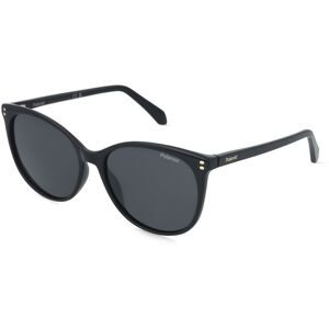 Safilo GmbH Polaroid PLD 4200/S/X Damen-Sonnenbrille Vollrand Cat Eye Acetat-Gestell, Schwarz
