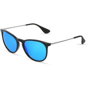 Luxottica Fashion Brillen Vertriebs GmbH Ray-Ban RB 4171 ERIKA Damen-Sonnenbrille Vollrand Panto Kunststoff-Gestell, Schwarz