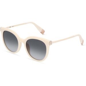 DE RIGO Vision D.A.CH. GmbH Furla FULSFU625 Damen-Sonnenbrille Vollrand Butterfly Kunststoff-Gestell, Beige