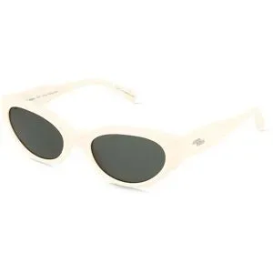 Wenzhou Lanson International Co., Ltd. Fielmann LN 072 SUN FA SALLY Damen-Sonnenbrille Vollrand Cat Eye Acetat Extrudiert-Gestell, Weiß