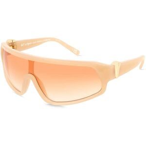 Tree Distribution GmbH Le Specs CALM CHAOS Unisex-Sonnenbrille Vollrand Monoscheibe Kunststoff-Gestell, Beige