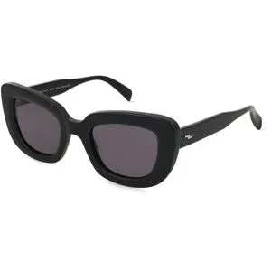 Wenzhou Lanson International Co., Ltd. Fielmann LN 065 SUN FA MISSY Damen-Sonnenbrille Vollrand Butterfly Acetat Extrudiert-Gestell, Schwarz