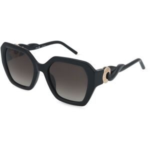 DE RIGO Vision D.A.CH. GmbH Escada SESG37 Damen-Sonnenbrille Vollrand Geometrisch Kunststoff-Gestell, Schwarz