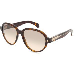 Luxottica Fashion Brillen Vertriebs GmbH Moncler ME6005 SWANSPAN Unisex-Sonnenbrille Vollrand Pilot Acetat-Gestell, Braun