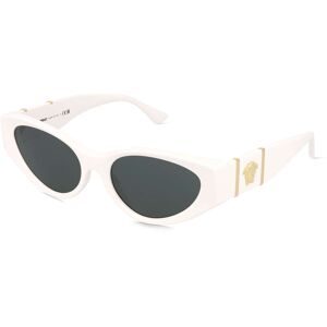 Luxottica Fashion Brillen Vertriebs GmbH Versace 0VE4454 Damen-Sonnenbrille Vollrand Cat Eye Acetat-Gestell, Weiß